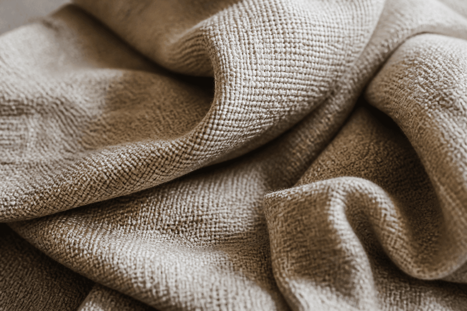 Woven textile fabric close-up